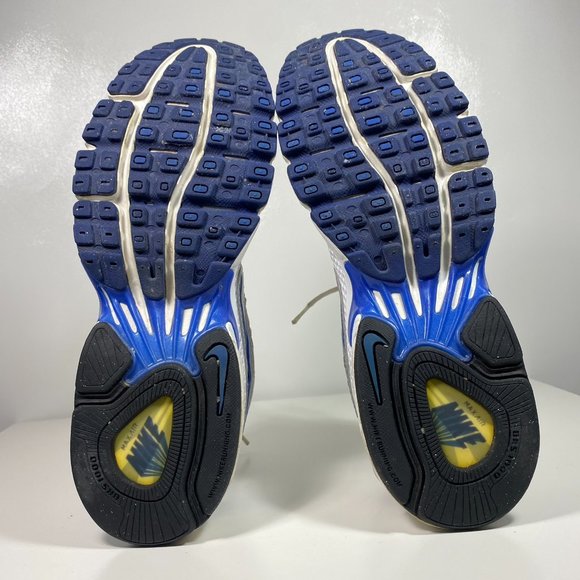 Nike Men Shoes Athletic BRS 1000 Max Air 312673 101 XD White/Blue Sz 9.5 - Picture 5 of 14